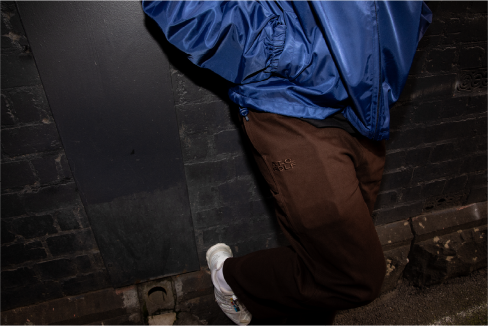 Pleated Cotton Brown Golf Pants