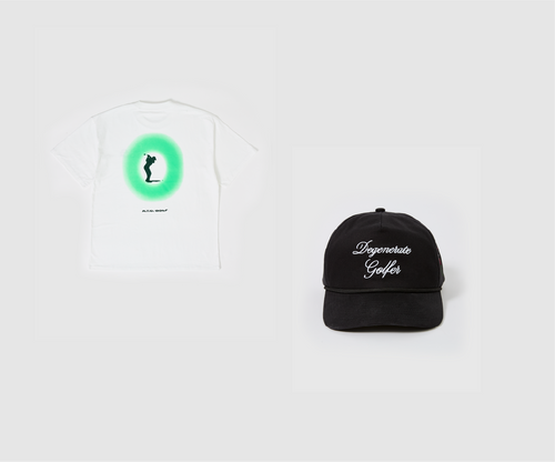 Bundle Focus Golf T-Shirt & Degenerate Golfer Golf Hat