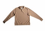 Long Sleeve Polo - Brown